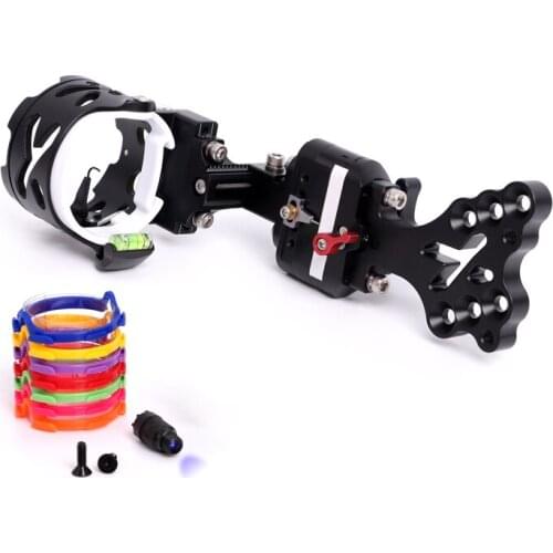 2020 New Pro Xceed Single-Pin Slider Sight and 5-Pin Slider Sight 3D Hunting Sight For Compound Bow Hunting Shooting