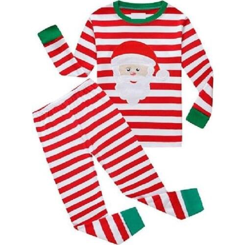 New Cartoon Kids Pajamas Autumn Winter Pijamas Girls Christmas Sleepwear Boys Baby Pyjamas Baby Clothing Homewear Nightwear 2-7Y