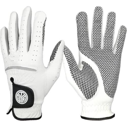 New 1pc Golf Gloves Mens Left Right Hand Soft Breathable Sheepskin With Anti-slip Granules Golf Gloves Golf Accessories