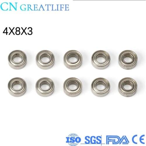 10PCS Ball Bearing 9x5x3mm 8x12x3.5mm 7x11x3mm 5x11x4mm Ball Bearing for Rc Hobby Model Car 1-12 Wltoys 12428 A959 Parts