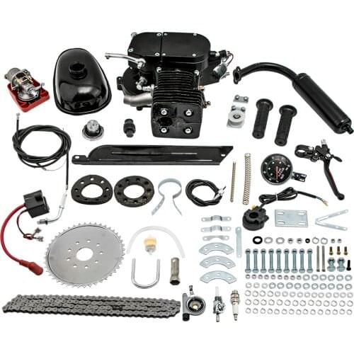 100cc Full Set Bicycle Engine Kit 2-Stroke Petrol Motorized Motor Bike Modified