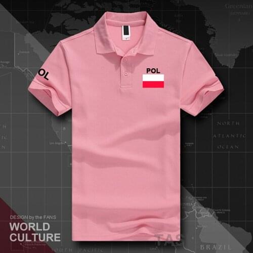 Poland Polish Pole POLAK polo shirts men short sleeve white brands printed for country 2017 cotton nation team POLSKA flag
