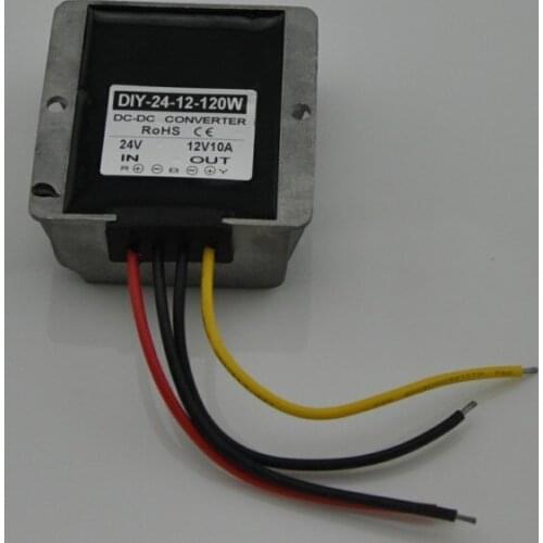 Dc To Dc Buck Converter Module 24V 36V (15-40V) Step Down To 12V 10A 120W Car Power Adapter Waterproof Regulator