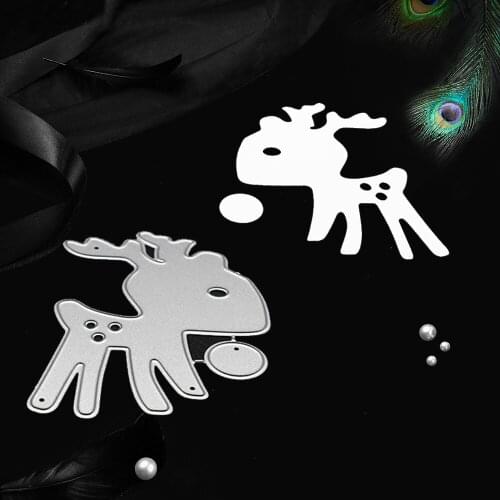 Deer embossed card knife die for DIY Scrapbooking Album Embossing Paper Cards Making Decorative Crafts Die Cuts