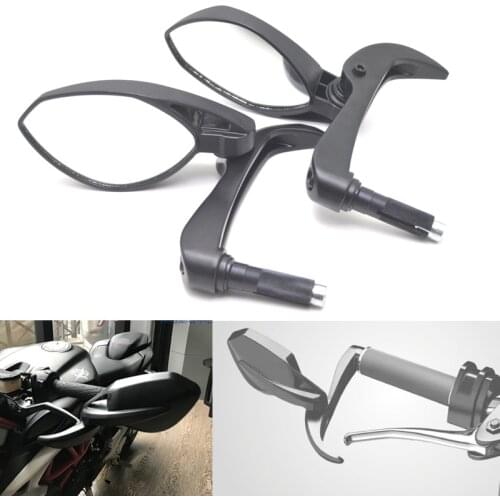 Universal 7/8" 22MM Motorcycles Hand Bar Ends Mirror Rearview Mirrors For Triumph Trophy/SE ROCKET III SPRINT ST/RS/GT DAYTONA