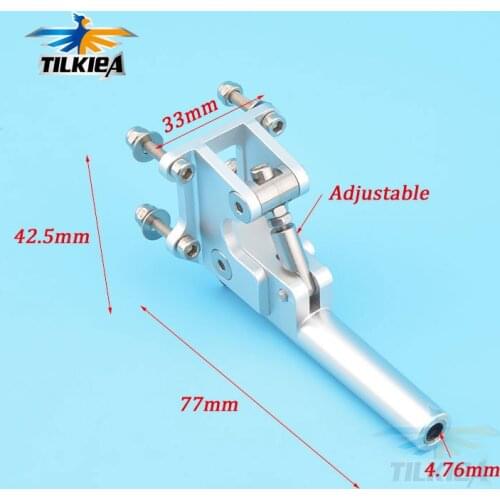 High Quality RC Boat Flexible Shaft Bracket Aluminum Strut Stinger Drive For 4.76mm 3/16'' Flex Shaft Methanol Gasoline Boat