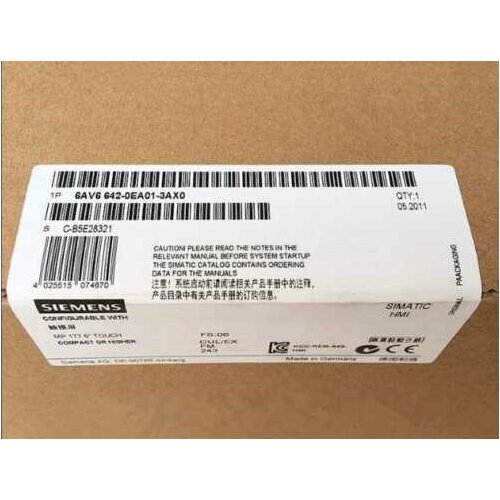 1PC New Siemens 6AV6642-0EA01-3AX0 6AV6 642-0EA01-3AX0 MP177-6 Touch Screen