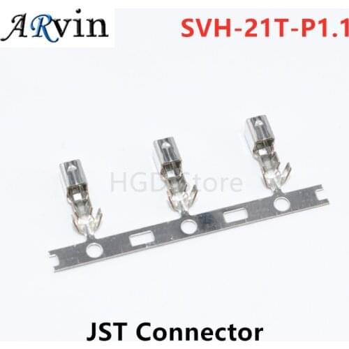 100pcs X SVH-21T-P1.1 SVH21TP1.1 3.96mm Wire gauge 18-22AWG JST Fonnector
