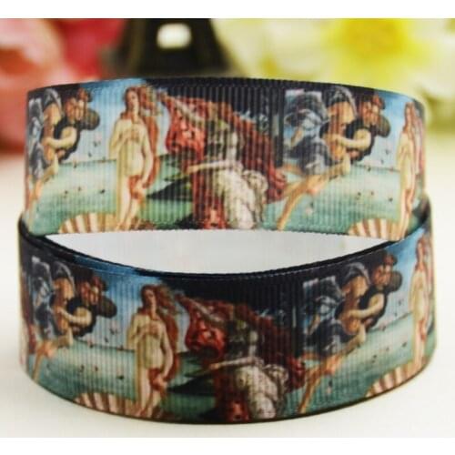7/8'' 22mm,1" 25mm,1-1/2" 38mm,3" 75mm Painting printed Grosgrain Ribbon party decoration 10 Yards X-02666