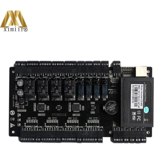 Free Shipping 4 Doors Access Control Panel TCP/IP Network Different Wiegand Free SDK Software ZK C3-400 Access Controller