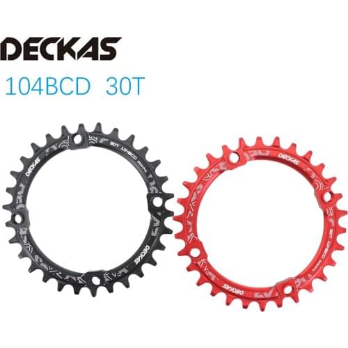 Deckas 104BCD Chainring Round Bike 30T tooth MTB bike mountain bike chain ring chainwheel 104 bcd 30 tooth