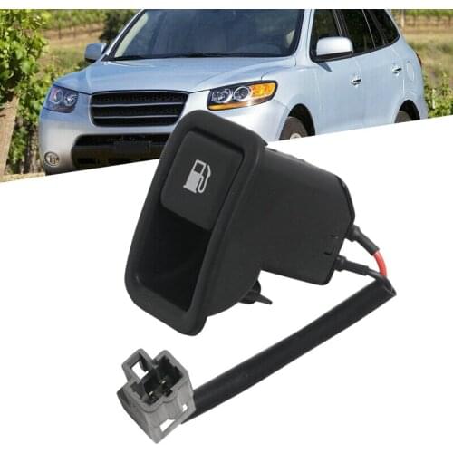 Black Fuel Tank Cap Fuel Gas Door Release Switch for Hyundai Santa Fe 2007-2009 93555-2B000WK
