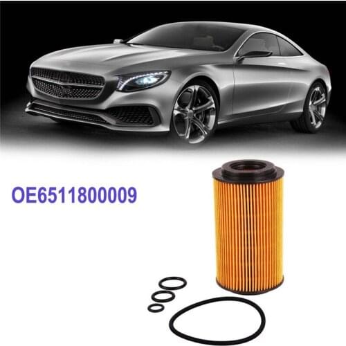 CARPRIE Oil Filter Engine Oil Filter Kit With O-Ring Mann For Mercedes W166 W212 W204 OE6511800009 Professional Accessories je3