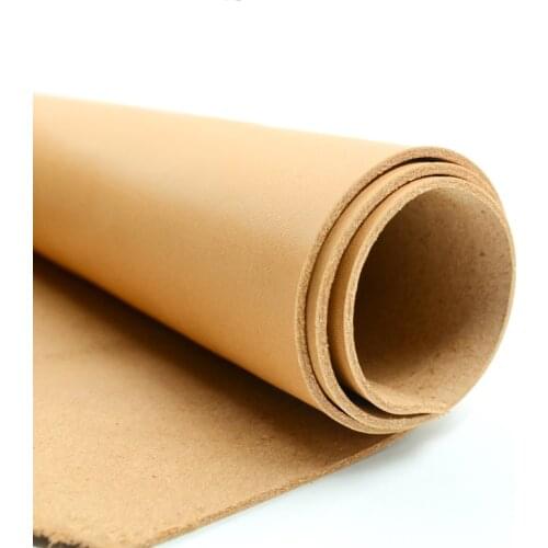 Cow leather first layer genuine leather thick about 2mm material for wallet DIY material color Khaki