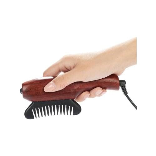Meteorite comb meridian dredge electric heating health instrument massage head