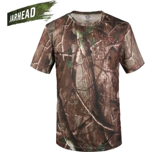 Mens Outdoor Quick-drying Hiking Python T-shirts Military Tactical T Shirt Men Camouflage Shirt For Hunting Shooting