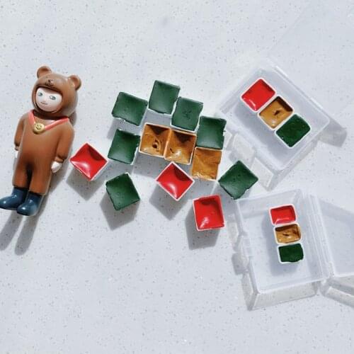 Original Daniel Smith Christmas Color Aquarelle Sub-Packing Watercolor Pigment Precipitation Layered Color 226 Christmas Green