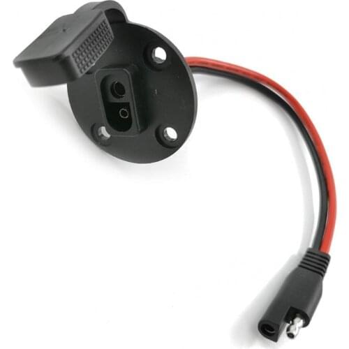 PVC SAE 2 hole 4 hole wire with fixing screw hole Chassis assembled waterproof cover SAE to SAE male to female connector cable