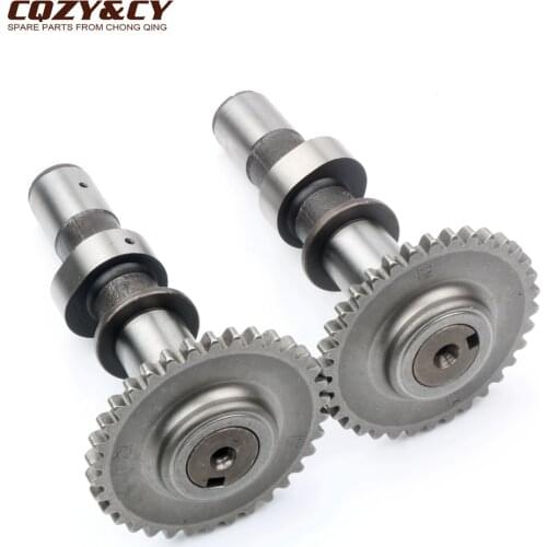 2PC Motorcycle high quality camshaft for Honda CBR250 CRF250L CBR 250 CRF 250L 14110-KYJ-900 14210-KYJ-900 IN EX 34T