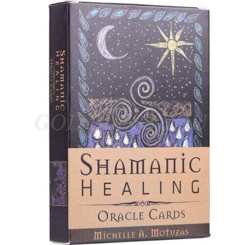 Shamanic Healing Oracle Cards 44 Cards Deck Tarot English Divination Board Game Drop Shipping
