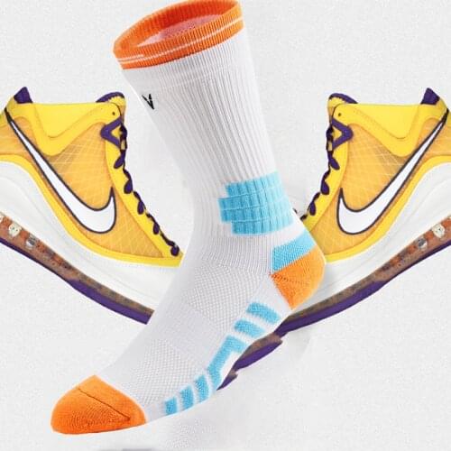 High Quality Professional Sport Socks Breathable Basketball Bicycle Socks Men and Women Outdoor Sports Racing Cycling Stocking