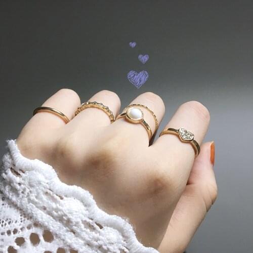 ZHEGUOYAOLU Women's Gold Rings