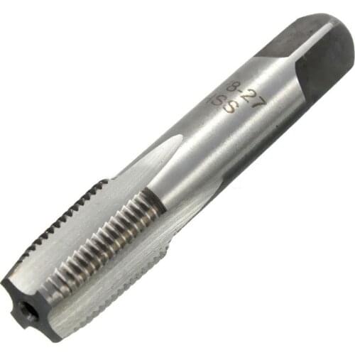1PC Pipe Thread Taps 1/8 "- 27 HSS Straight Flute Machine Taps for Metal Tool