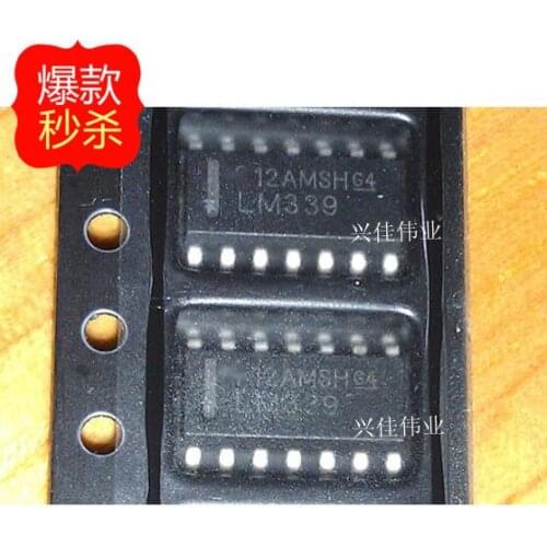 10PCS The new LM339 LM339DR SOP14 Quad voltage comparator