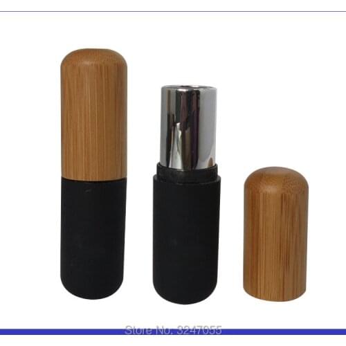 10pcs/lot 20pcs/lot 12.7mm Empty Bamboo Lipstick Tube,DIY Plastic High Grade Lip Balm Refillable Bottle,Prifessional Makeup Tool