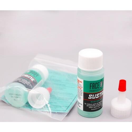 2pcs/lot Professional Face and Body Tattoo Care Blue Gel Permanent Makeup Eyebrow/Lip Operation Sustaine Assitance Gel 1.2oz
