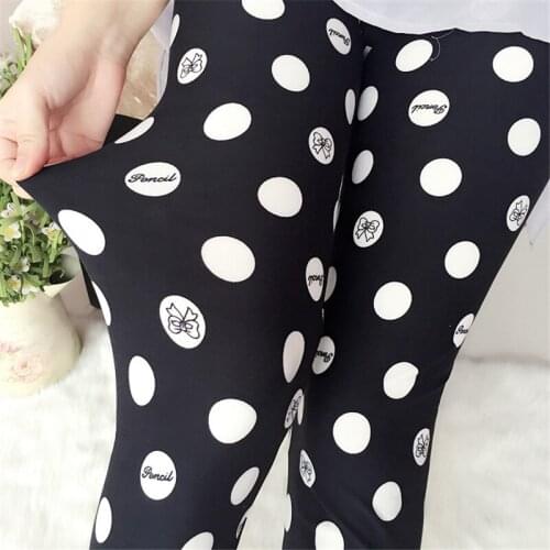 2019 sexy fashion ladies leggings pants printed thin section the four seasons are flexible leggings Slim brand ladies leggings