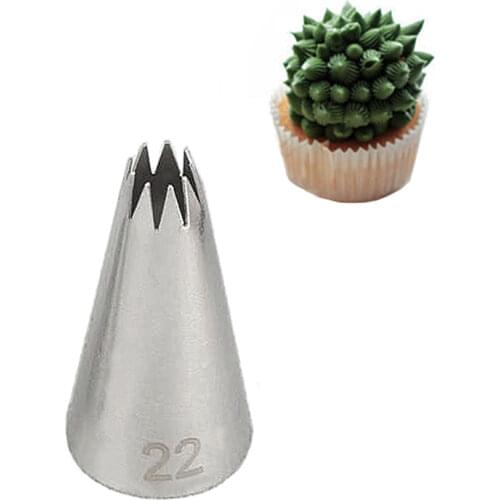 #22 Icing piping nozzle Pastry Tips Cake Decorating Tools Cream Cupcake Decoration Bakeware KH159