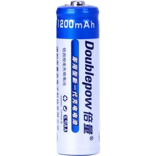 6 pcs. Doublrpow AA 1200 mah rechargeable battery remote control mouse mouse AA NiMH batteries; battery