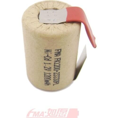 25Pcs Ni-Cd 4/5Sub C SC 1.2V 1200mAh Rechargeable Battery for Power tools toys