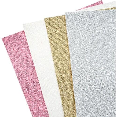 David accessories 20*33cm Solid Chunky Glitter Fabric Synthetic Leather Sequins Patchwork Bag Phone Case DIY,1Yc10971