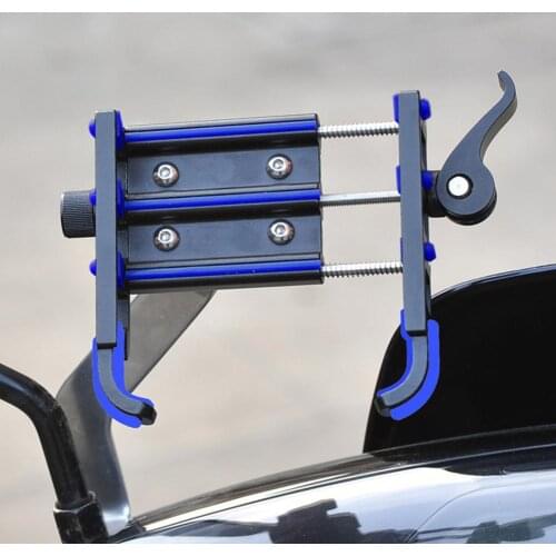 Aluminum Alloy Bicycle Motorcycle Handlebar Mount Phone GPS Holder Stand Bracket