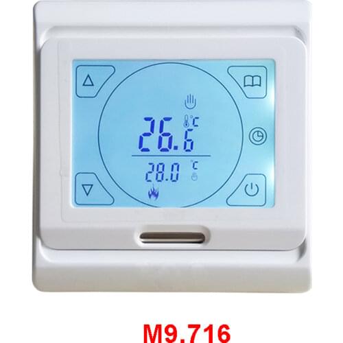 M9.716 Programmable Thermostat Floor Heating Temperature Controller with 3M Sensor