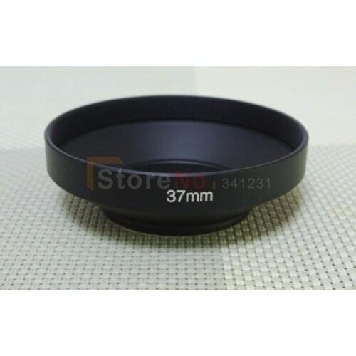 37mm Metal Wide Angle Lens Hood for All Camera Lens With 37mm Filter Thread