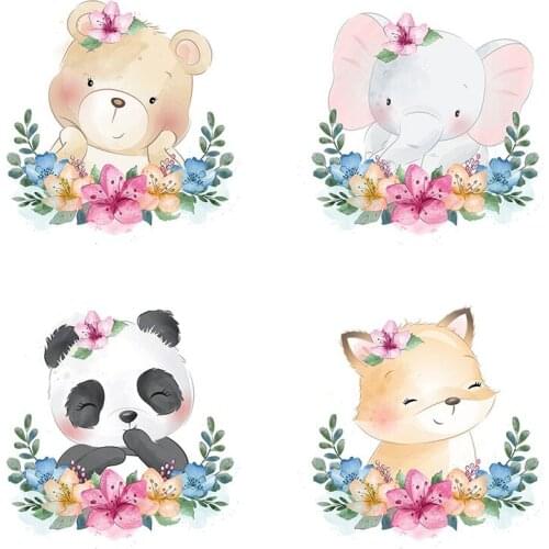 Three Ratels QCF26 Cute forest animal stickers kid bedroom kindergarten decoration fridge laptop toilet decals