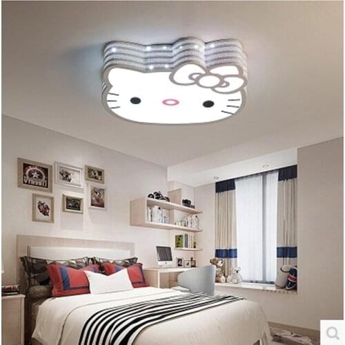 New Lovely Sweety Kitty Creative Ceiling Light For Childrens Room Colorful Lamps Bedroom Home Lighting DHL Free