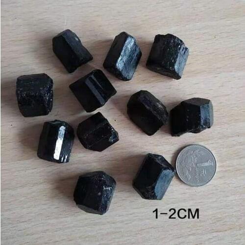Wholesale 1Pcs Natural Black Tourmaline Raw Stone Healing Gem Stone Crystal Speciment,2cm-7cm