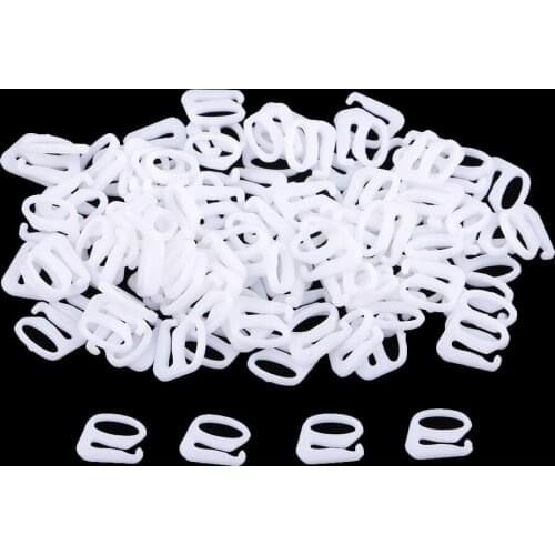 Wholesale 100 Pieces Nylon Bra Strap Adjustment Slides 6mm Fig 9 Shape for Underwear Lingerie