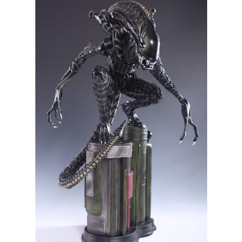 1/4 scale Alien Full Body 60cm Felt a crouching like AVP Alien Warrior hand model furnishing articles