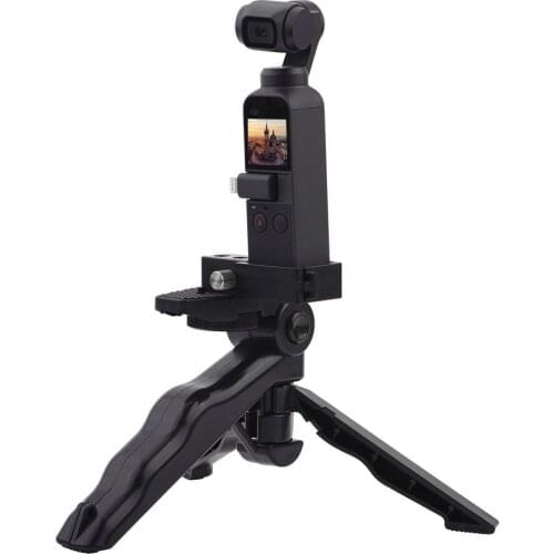 Portable Camera Safety Tripod with base for DJI OSMO Pocket 2 Camera Holder Mounting Bracket Handheld Gimbal Tripod Accessories