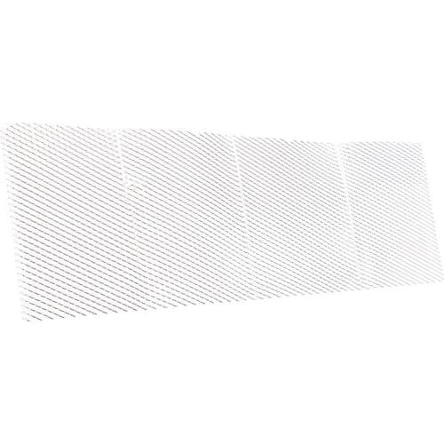 Net Grill Silver 40"x13" Mesh Aluminum Universal Grille Vehicle Body Car BlackAluminum grille mesh car modification hole spacing