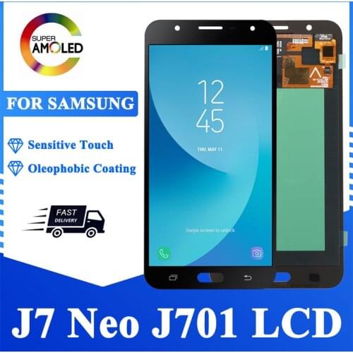 For Samsung Galaxy J7 Neo 5.5” LCD Display Replace For Samsung J701 J701F J701M Touch Screen Digitizer Assembly Repair Parts
