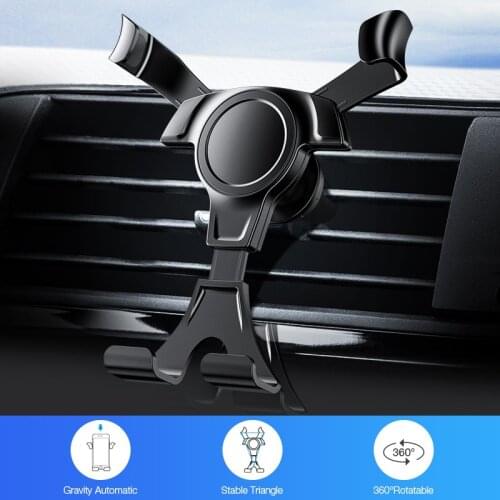 Universal Gravity Car Phone Bracket Holder Air Vent Navigation Stand Mount FKU66