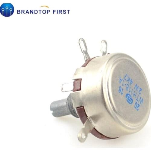 WTH118 2W 1A 1k 2K2 4K7 10K 470K 220K Potentiometer New Authentic Variable Resistor VR Resistance