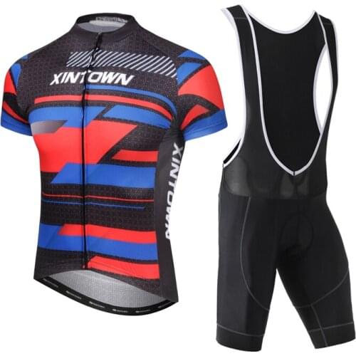YOCENE New Pattern Compression Soft Cycling Jersey Summer Fashion Bicycle Set Absorb Sweat Bike Shorts Wear