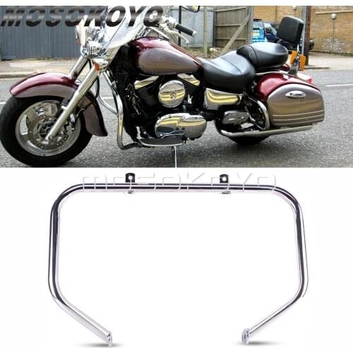 Cruiser Motorcycle Highway Engine Guard 32mm Tube Crash Bar Bumper For Kawasaki VN1500 Vulcan 1500 1996-2008 1999 2000 2001 2002